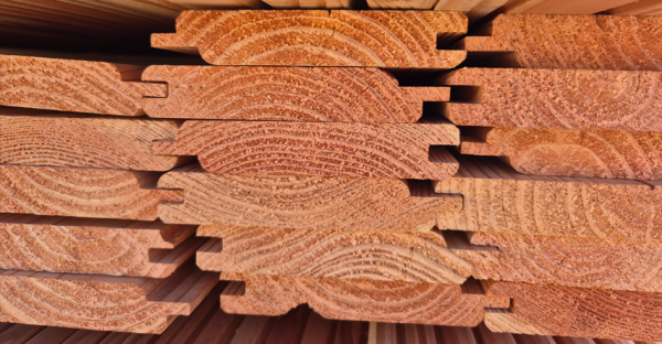 Lärche B-Sort., HS 162,, eins. Rundkantenpr./eins. Fasebrett