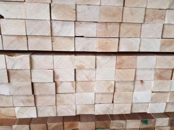 Lärche, B-Sort., HS 301, geh. Latte m/4 kleinen Fasen