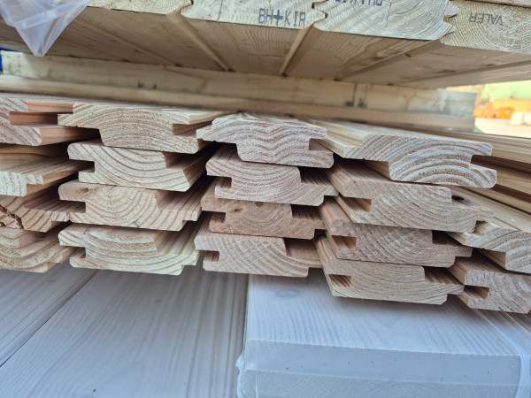 Douglasie, B-Sort.,, Rhombus mit Nut & Feder